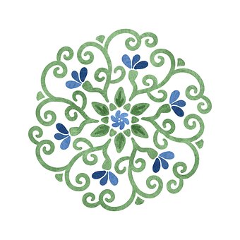 Hånd Tegnet, Symmetrisk, Blomster