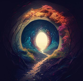 Free Ai Generated Tunnel illustration and picture