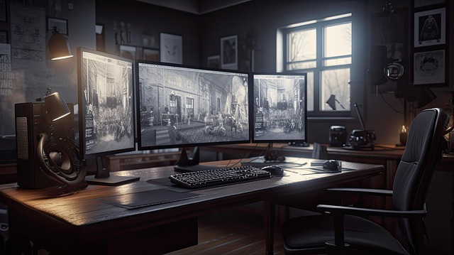 Download free HD stock image of Desk Media Free desk media youtube illustration