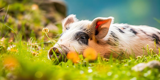 Free ai generated pig piglet illustration