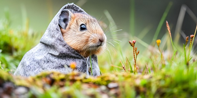 Free ai generated mouse hamster illustration