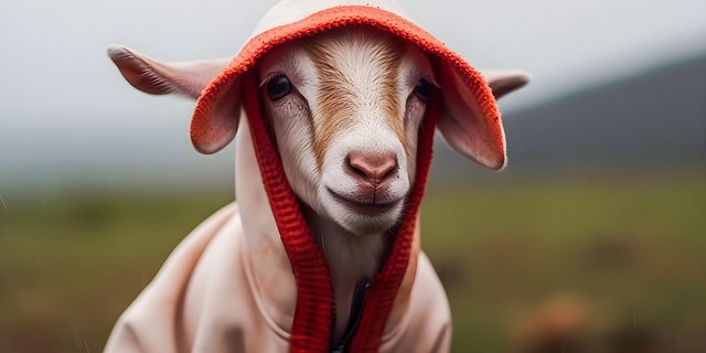 Ai Generat, Capră, Hoodie, Animal
