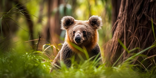 Free ai generated koala bear illustration
