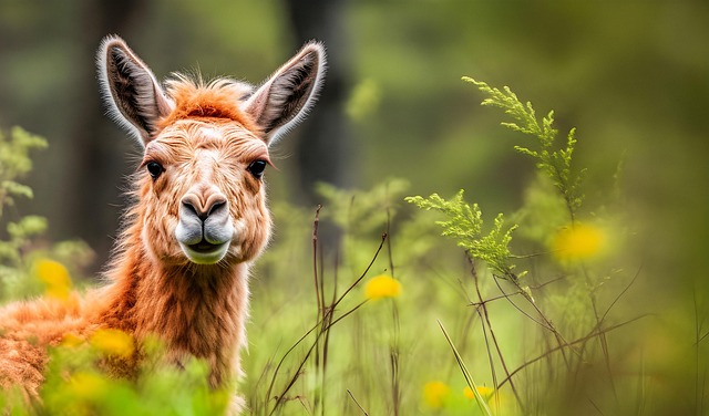 Download free HD stock image of Ai Generated Alpaca Free ai generated alpaca lama illustration