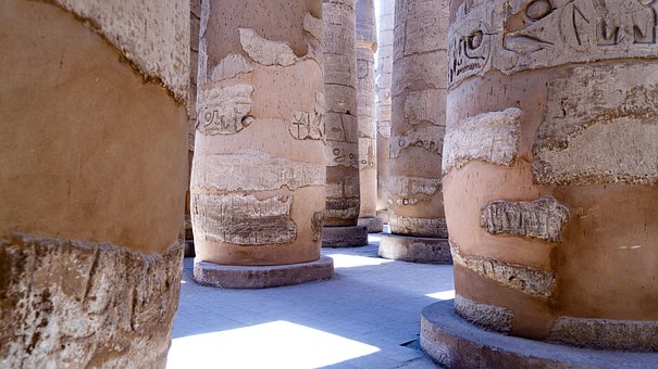 Ägypten, Pharaonen, Tempel, Säulen