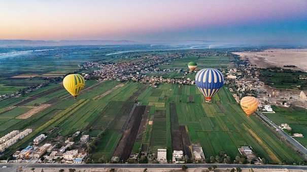 Varmluftballon, Balloner, Nildalen