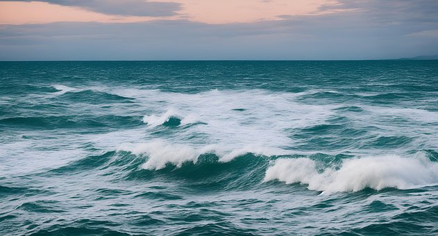 Ocean, Bølger, Hav, Havlandskab, Vand