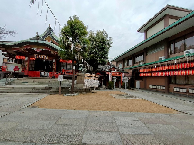 Free Shrine Osaka photo and picture