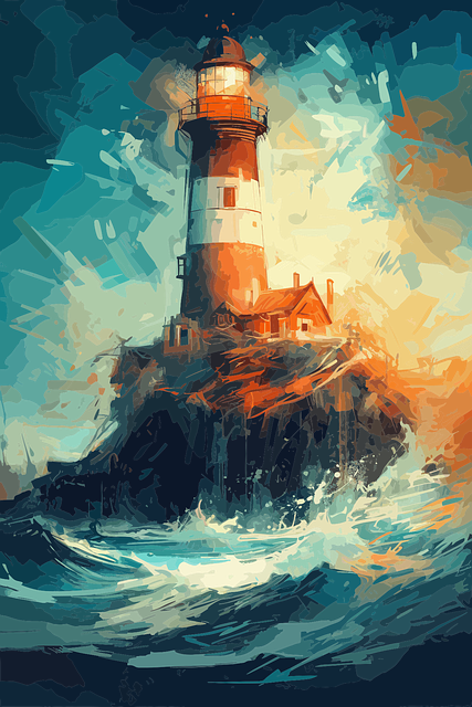 Free attraction light town vector