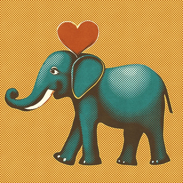 Free ai generated elephant animal illustration