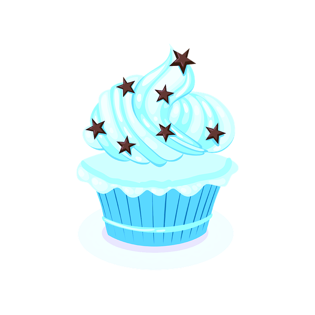 Free cupcake logo cooking illustration
