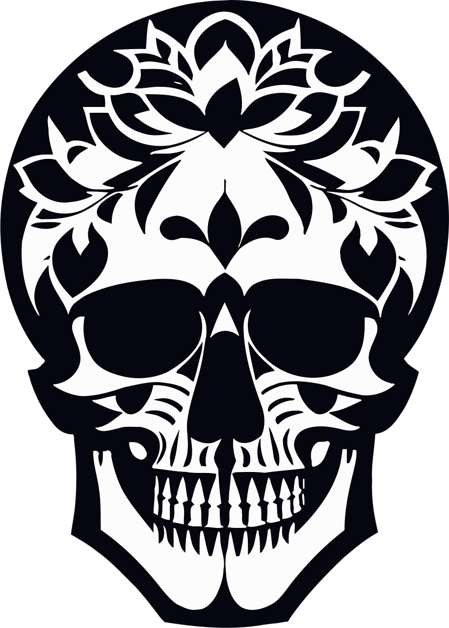 download-skull-cartoon-black-and-white-royalty-free-vector-graphic