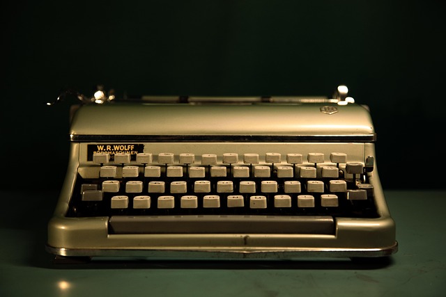 Free Writing Typewriter photo and picture