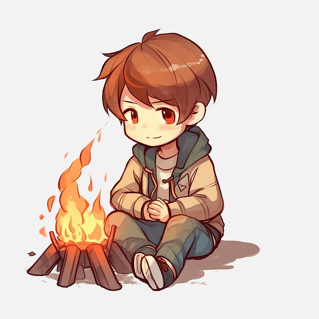 Free ai generated scout camper illustration