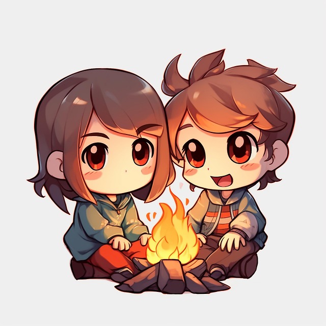 Free ai generated scouts camper illustration