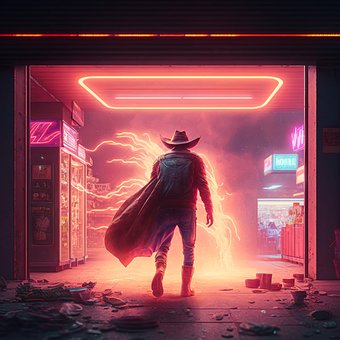 Ai Gegenereerd, Cowboy, Licht