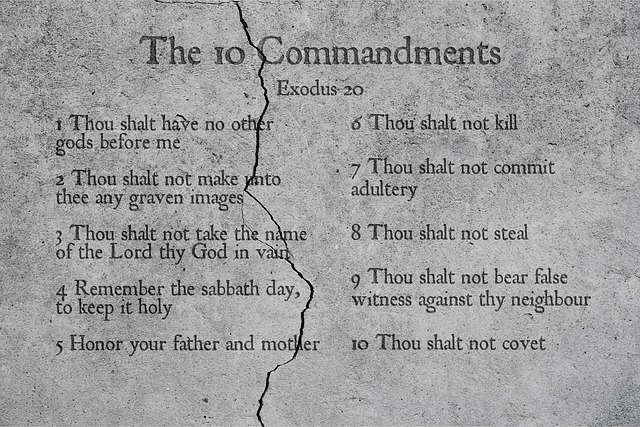 Gebote, Moses, Bibel, Christian