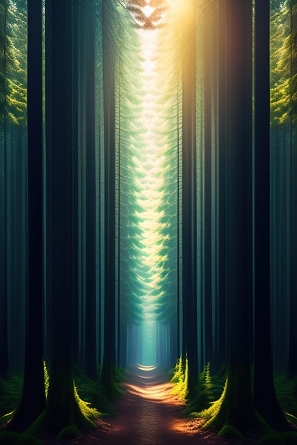 Download free HD stock image of Ai Generated Trees Free ai generated trees forest illustration