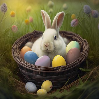 Kanin, Hare, Påske, Easter Bunny, Æg