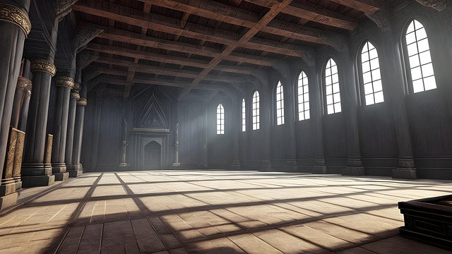 Free ai generated temple game illustration