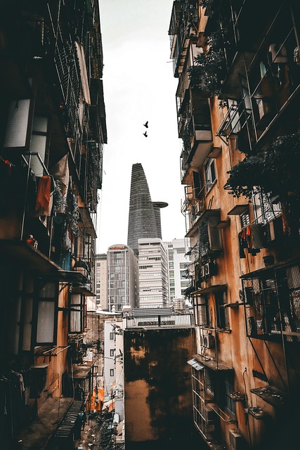 Velho, Prédio, Prédio De Apartamentos