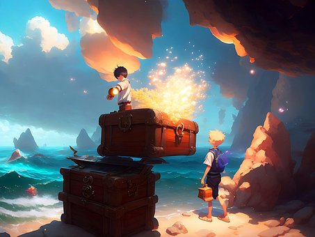 Kreativ, Digital, Design, Anime