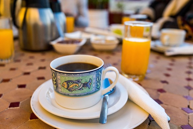 Marokko, Wüste, Afrika, Kaffee, Tasse
