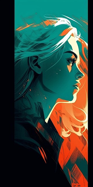 Free Paint Woman illustration and picture