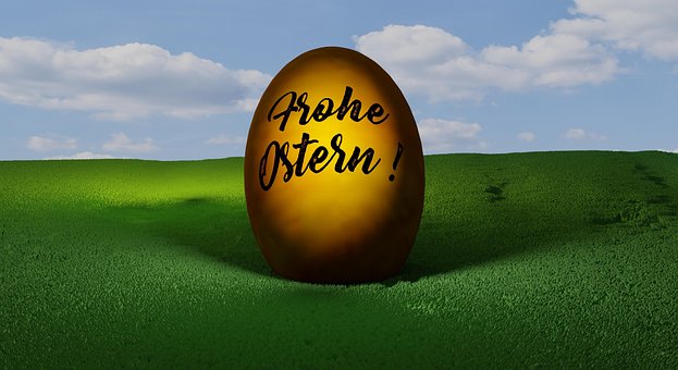 Occidental, 3D, Frohe Ostern