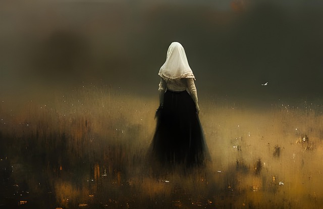 Free spirit lonely restlessness illustration