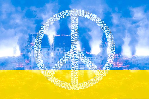Ukraine, Flag, Symbol, Fred, Var