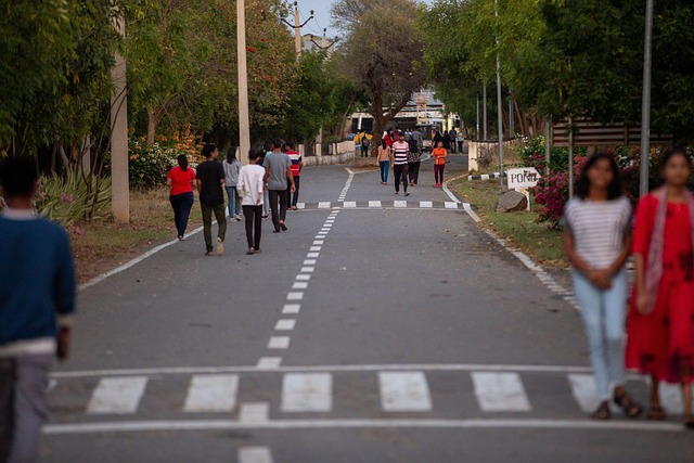 Free Walking People photo and picture