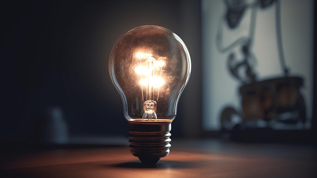 Free ai generated light bulb illustration