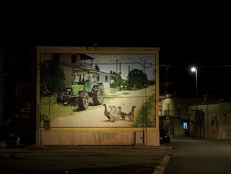 Wandbilder, Graffiti, Kunst, Sprühen