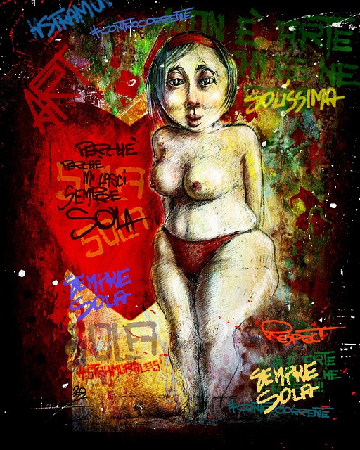 Pop, Pop-Art, Frau, Mädchen, Hintergrund