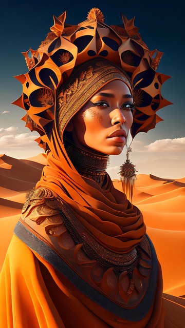 Free ai generated woman model illustration