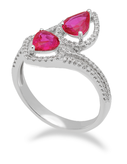 Robijn, Diamant, Sieraden, Ring