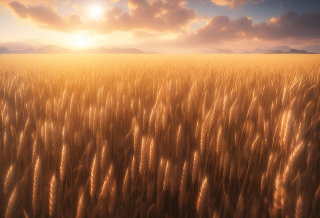Ai Generiert, Weizenfeld, Weizen, Feld