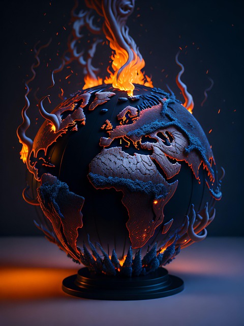 Free ai generated globe earth illustration