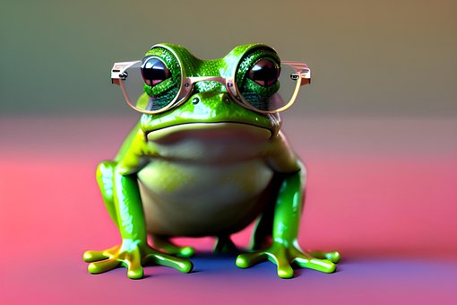 Free Ai Generated Frog illustration and picture