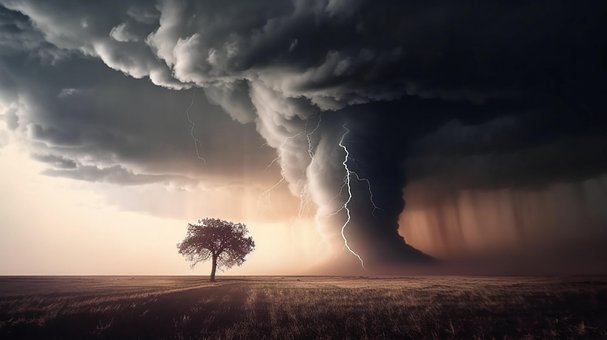 Free Ai Generated Tornado illustration and picture