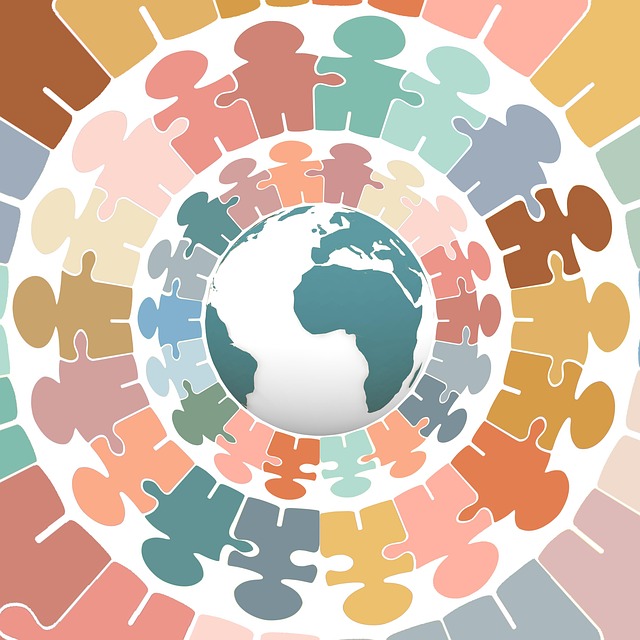Download free HD stock image of Diversity Team Free diversity team puzzle illustration