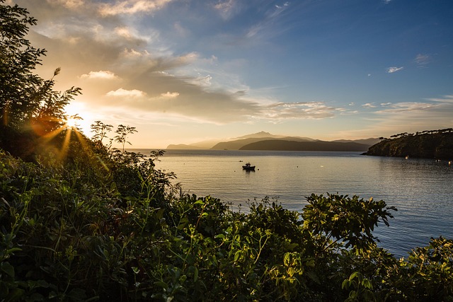 Pôr Do Sol, Lago, Natureza, Sol, Cor