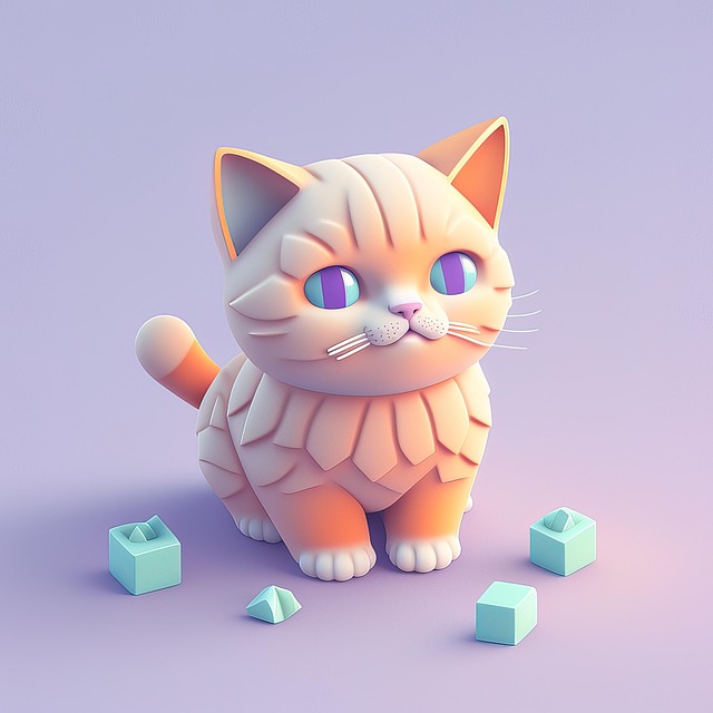 Free kitten pet young cat illustration