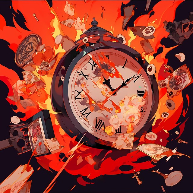 Tid, Watch, Timer, Tegning, Rød, Orange
