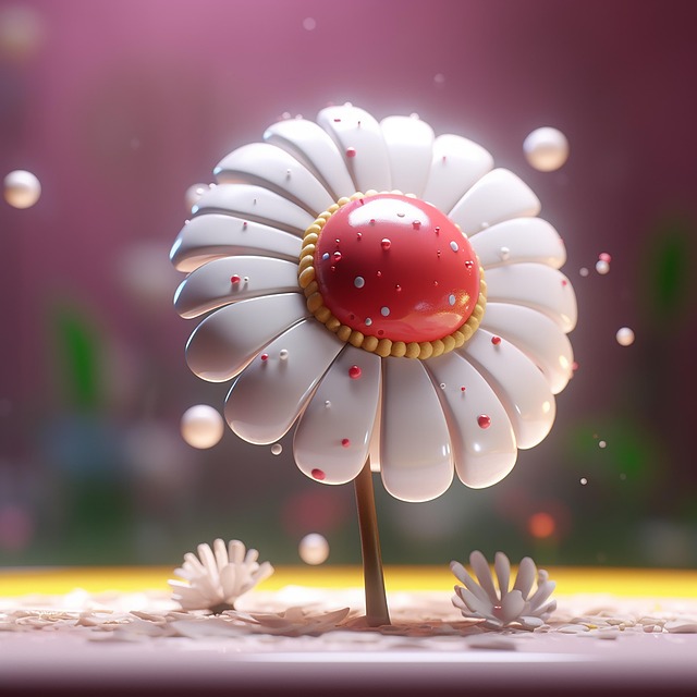 Free ai generated flower petals illustration