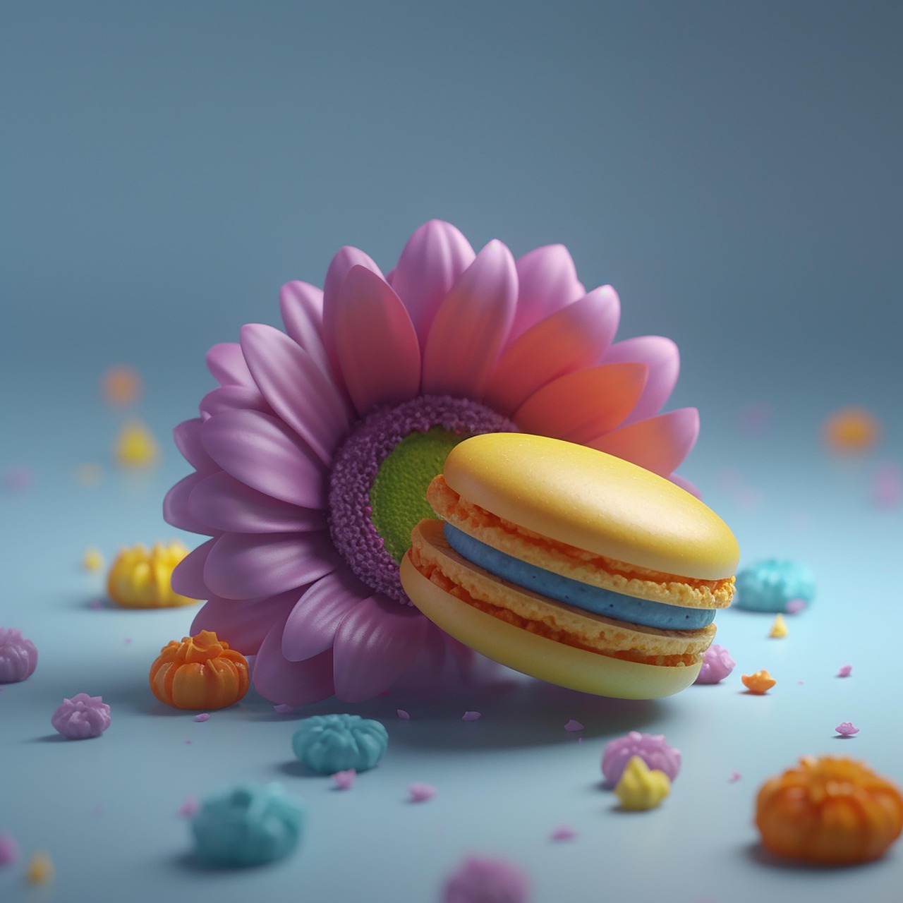 Download Ai Generated, Cake, Cupcake. RoyaltyFree Stock Illustration