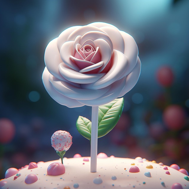 Free ai generated flower petals illustration