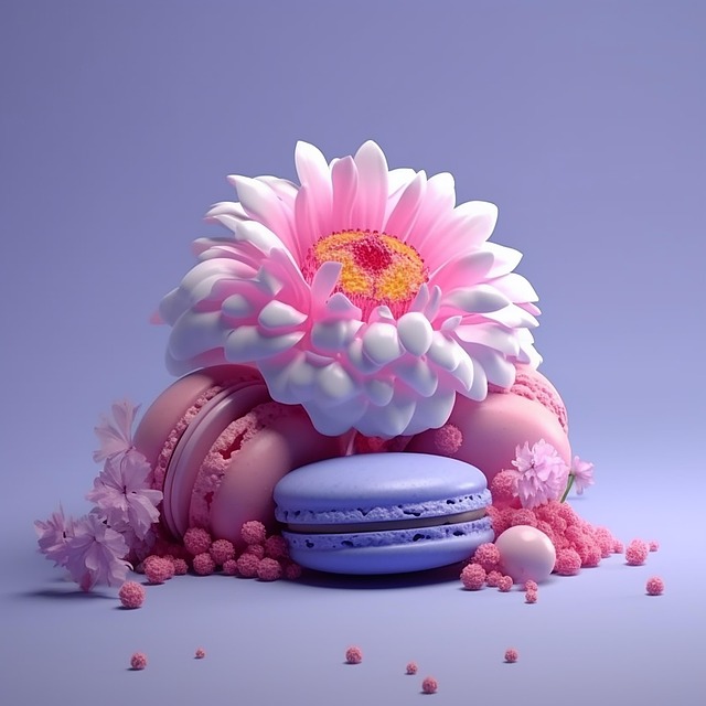 Free ai generated flower petals illustration