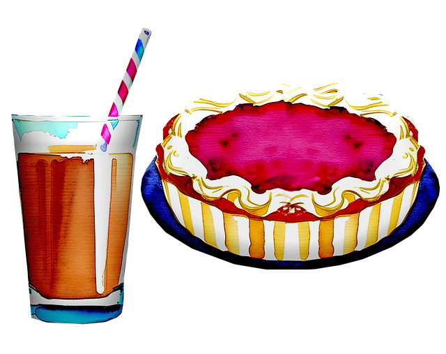 Download free HD stock image of Watercolor Food Free watercolor food tarte illustration
